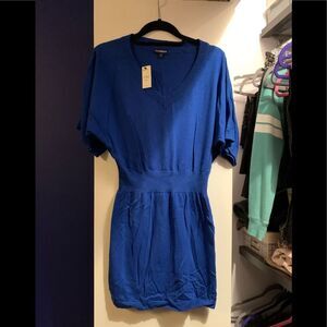 Brand new blue sweater dress from Express